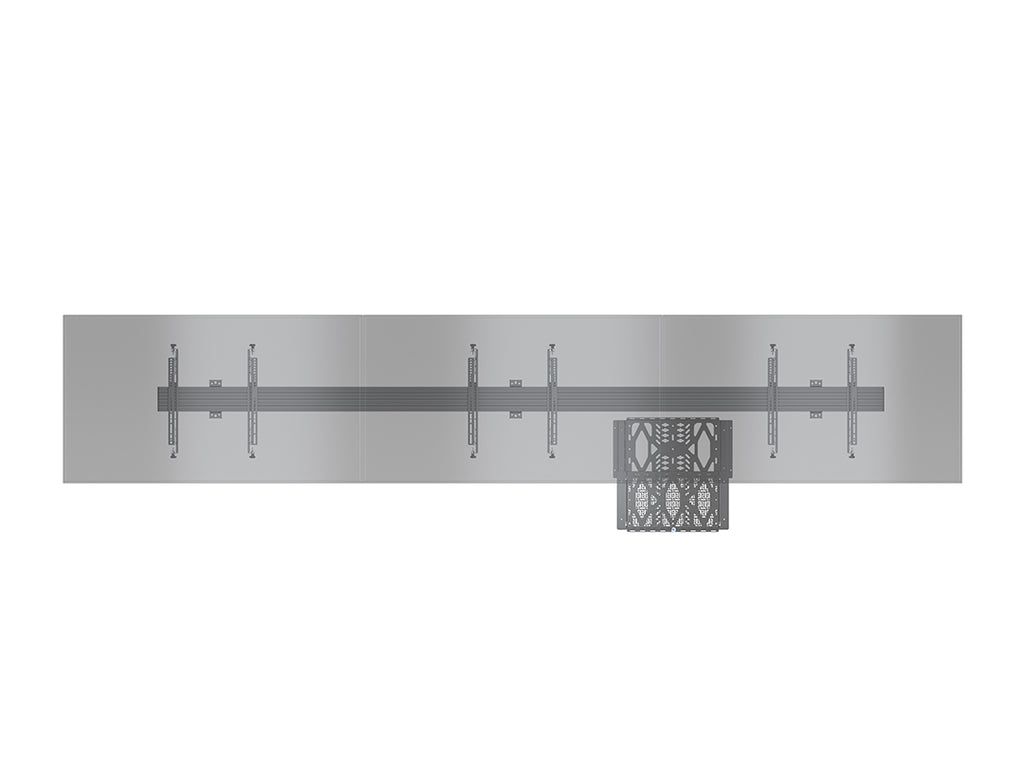 Multibrackets 4356 soporte para pantalla de señalización Negro (9)