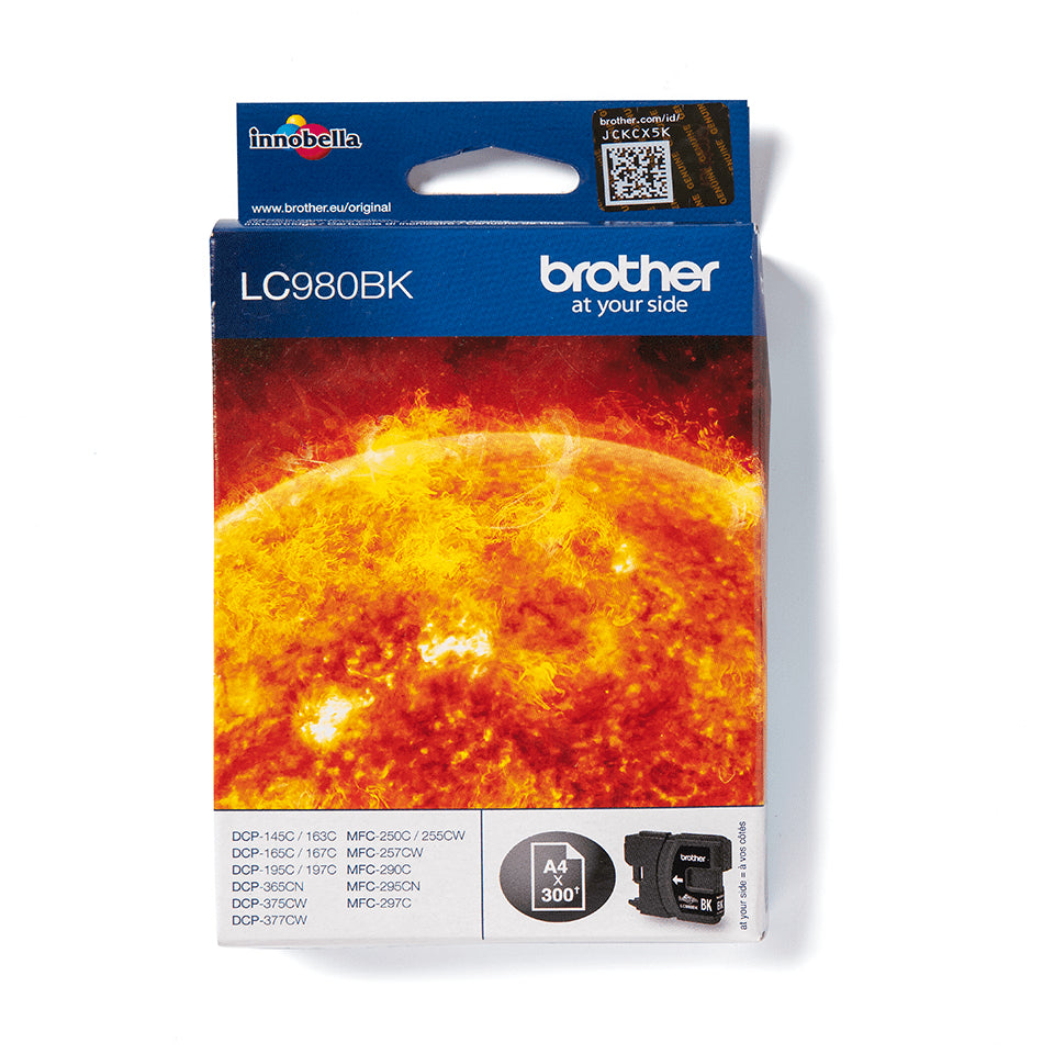 Brother LC980BK cartucho de tinta 1 pieza(s) Original Negro (2)