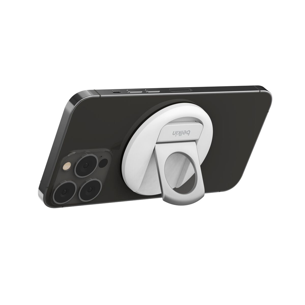 Montaje magnético para teléfono móvil - compatible con MagSafe, para notebooks de Mac - blanco - para Apple iPhone 12, 13, 14, 16; MacBook Air; MacBook Pro