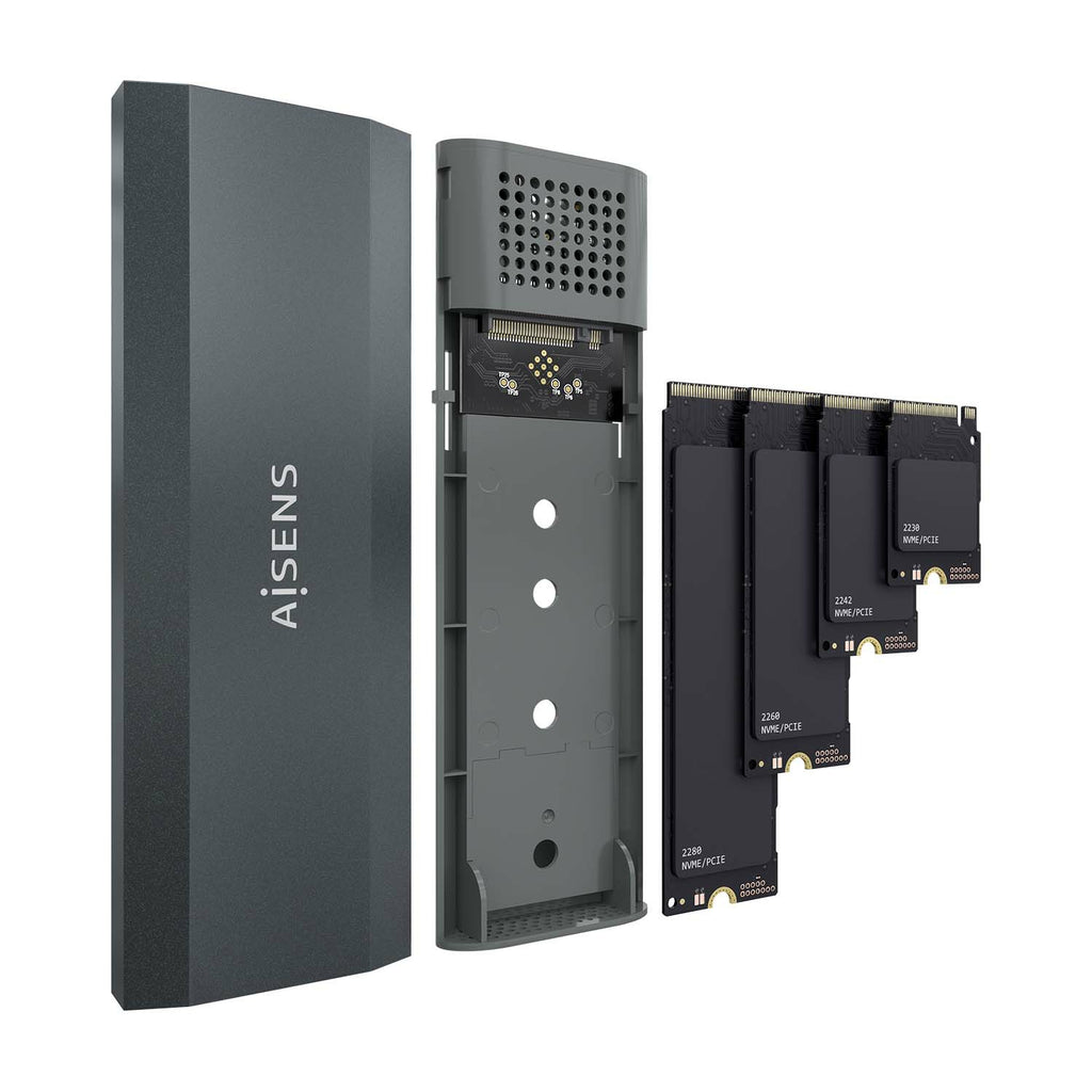 AISENS ASM2-029GR caja para disco duro externo Caja externa para unidad de estado sólido (SSD) (4)
