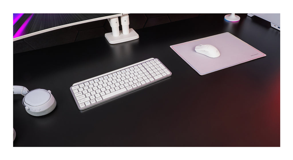 Mars Gaming MK-SILENKEYS teclado Universal RF Wireless + Bluetooth QWERTY Español Blanco (6)
