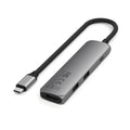 Satechi ST-P4SM hub de interfaz USB Type-C 10000 Mbit/s Gris