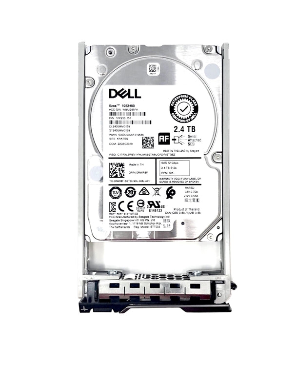 Dell 2.4TB 10K 2.5 SAS 12G 512e 400-BBFV-RFB – Reacondicionado