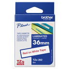 Brother TZE-262 cinta para impresora de etiquetas Rojo sobre blanco (6)