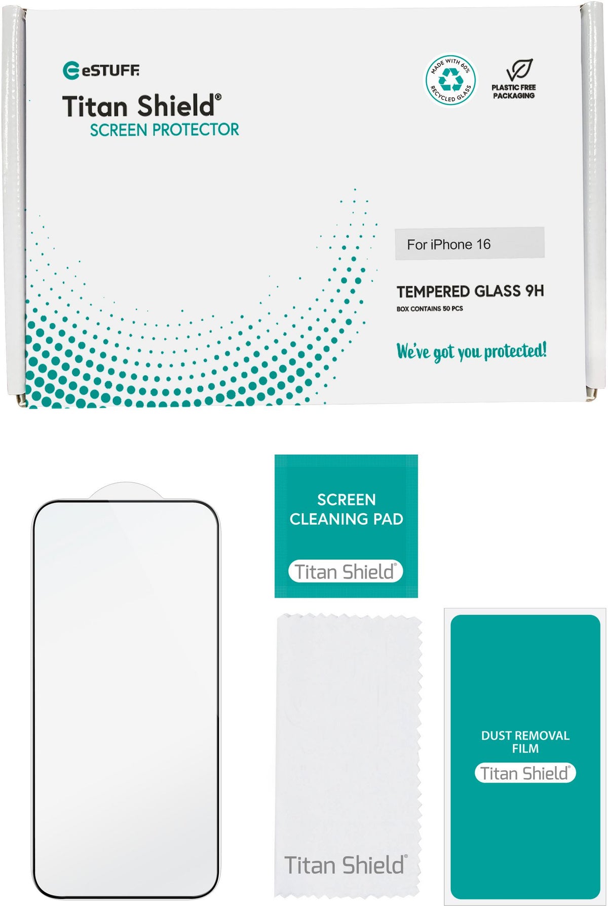 eSTUFF ES501433-50BULK protector de pantalla o trasero para teléfono móvil (3)