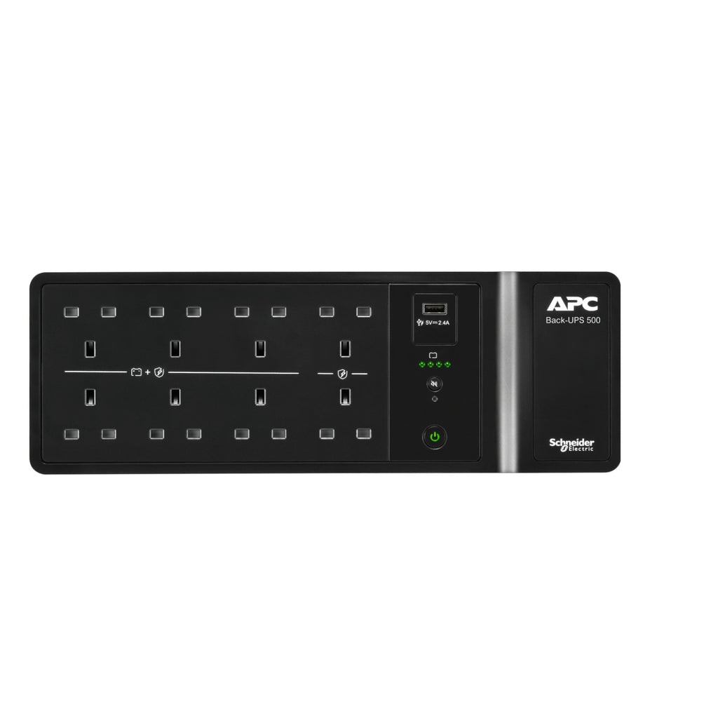 APC BE500G2-UK sistema de alimentación ininterrumpida (UPS) En espera (Fuera de línea) o Standby (Offline) 0,5 kVA 300 W 8 salidas AC (4)