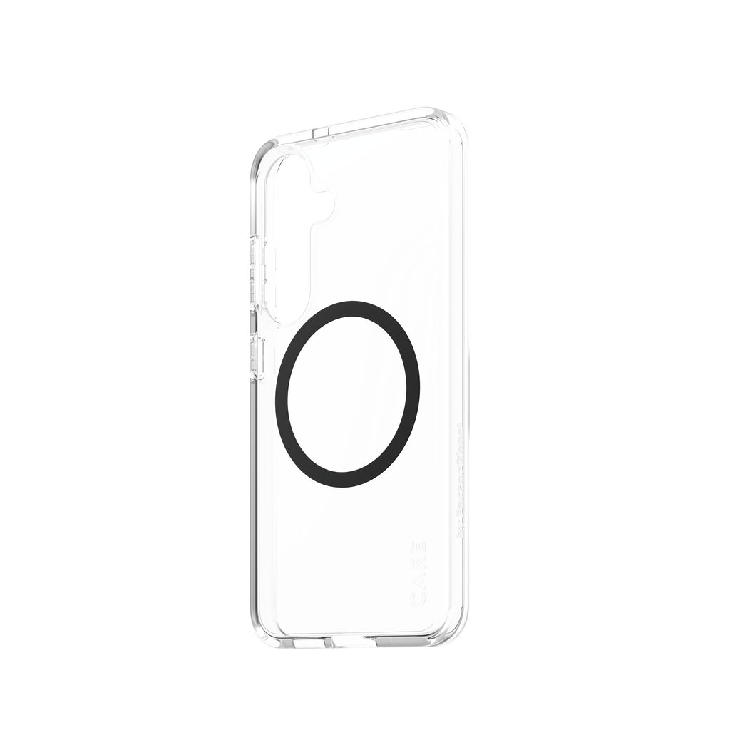 PanzerGlass CARE™ by ® Funda Urban Combat Transparente con Qi compatible Negro (CRRFUBQG38388)