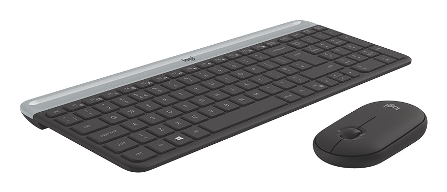 Logitech Slim MK470 teclado Ratón incluido Universal RF inalámbrico QWERTZ Alemán Grafito (6)