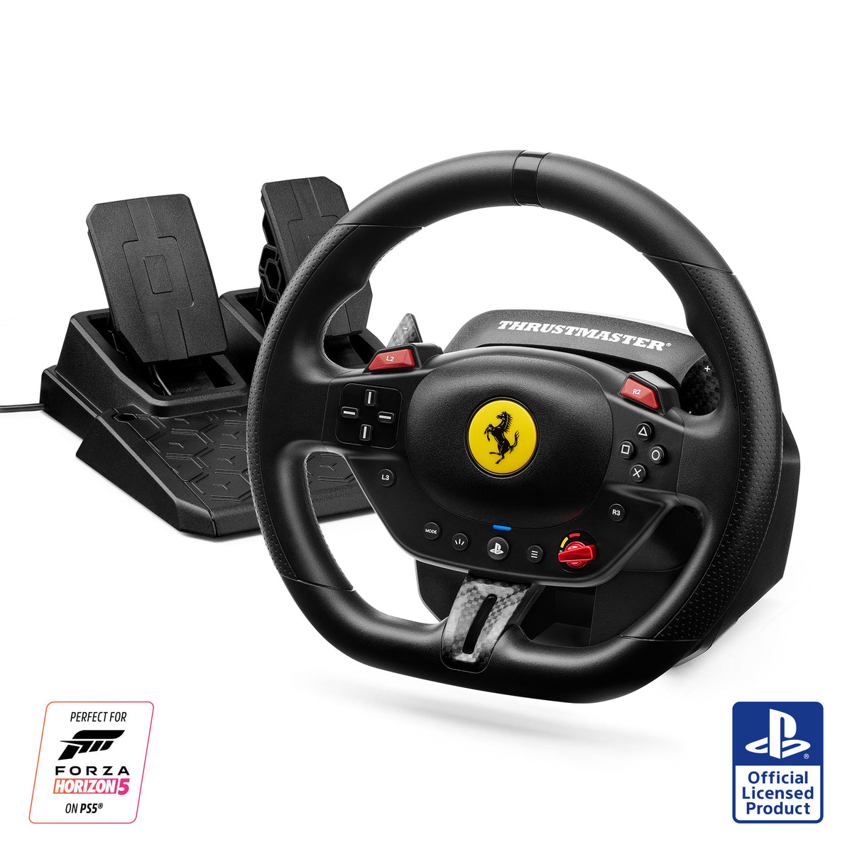 Thrustmaster T98-P Ferrari 296 GTB Negro USB Volante + Pedales Analógico/Digital PC, PlayStation 4, PlayStation 5 (5)
