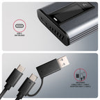 Axagon EEM2-SD2 caja para disco duro externo Caja externa para unidad de estado sólido (SSD) Gris M.2 (7)