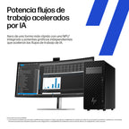 HP Z2 Tower G1i Desktop PC Wolf Pro Security Edition Intel Core Ultra 9 285 48 GB DDR5-SDRAM 1 TB SSD NVIDIA RTX PRO 4000 Blackwell Windows 11 Pro Torre Puesto de trabajo AI Workstation, AI PC Negro (6)