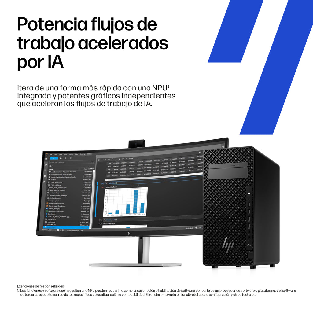HP None Intel Core Ultra 7 265K 64 GB DDR5-SDRAM 1 TB SSD Windows 11 Pro Torre Puesto de trabajo AI Workstation, AI PC Negro (7)