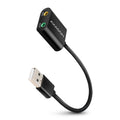 Axagon ADA-12 USB 2.0 Stereo Audio Mini-Adapter 15 cm Kabellänge - Kabel - Audio/Multimedia 2.0 canales