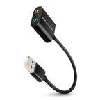 Axagon ADA-12 USB 2.0 Stereo Audio Mini-Adapter 15 cm Kabellänge - Kabel - Audio/Multimedia 2.0 canales