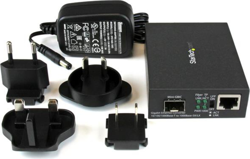Startech MCM1110SFP - Adaptador de Cobre a Fibra (4)