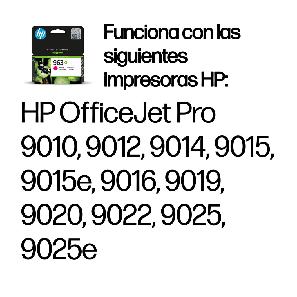 HP 963XL High Yield Magenta Original Ink Cartridge cartucho de tinta 1 pieza(s) Alto rendimiento (XL) (3)