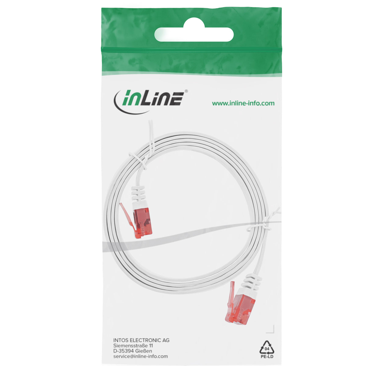 InLine 71601W cable de red Blanco 1 m Cat6 U/UTP (UTP) (4)