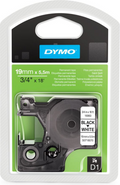 Dymo Cinta poliéster D1 blan/negro 19mm