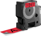 Cinta D1 Dymo LM 24 mm x 7 m rojo (2)