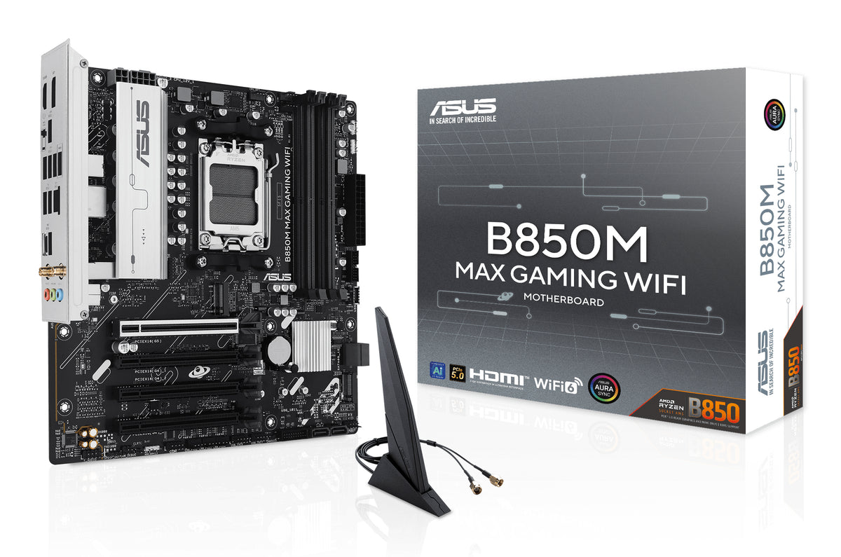 ASUS B850M MAX GAMING WIFI AMD B850 Zócalo AM5 micro ATX (2)