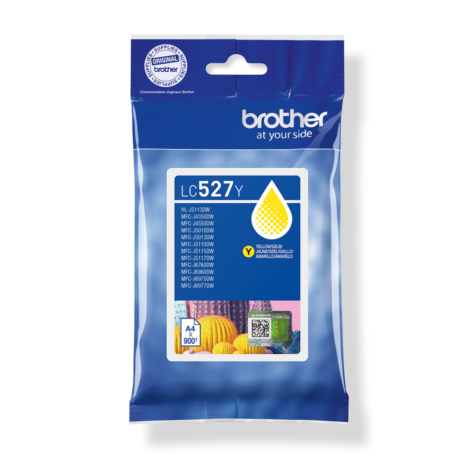 Brother LC527Y cartucho de tinta 1 pieza(s) Original Amarillo (2)