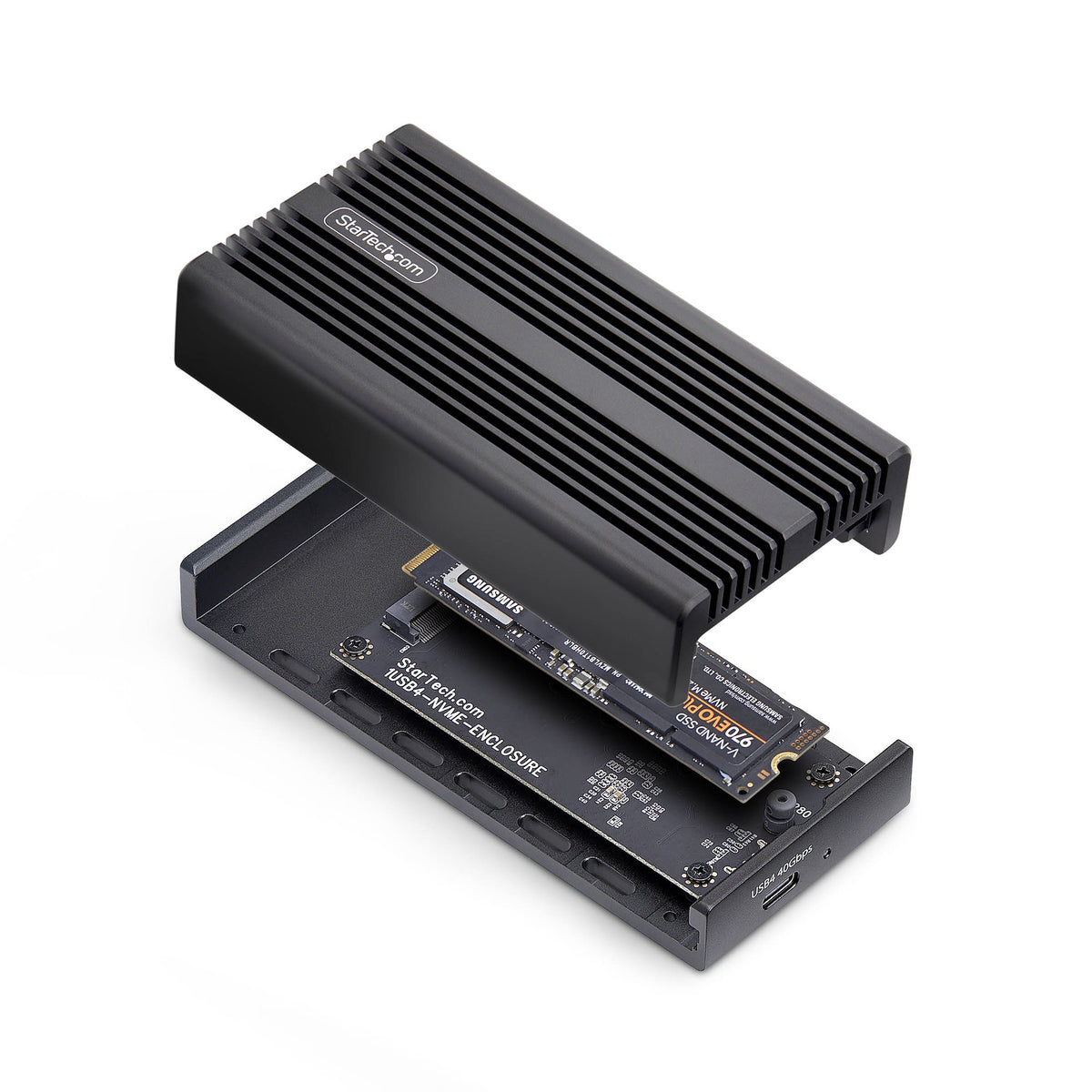 StarTech.com 1USB4-NVME-ENCLOSURE caja para disco duro externo Caja externa