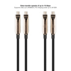 Nanocable 10.01.4615 cable USB USB 3.2 Gen 2 (3.1 Gen 2) USB C 10 Gbit/s (4)