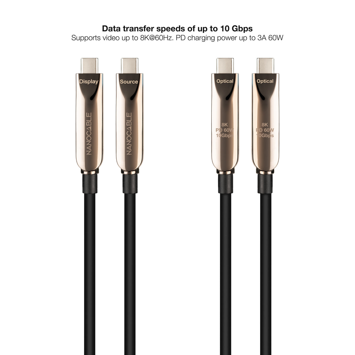 Nanocable 10.01.4615 cable USB USB 3.2 Gen 2 (3.1 Gen 2) USB C 10 Gbit/s (4)