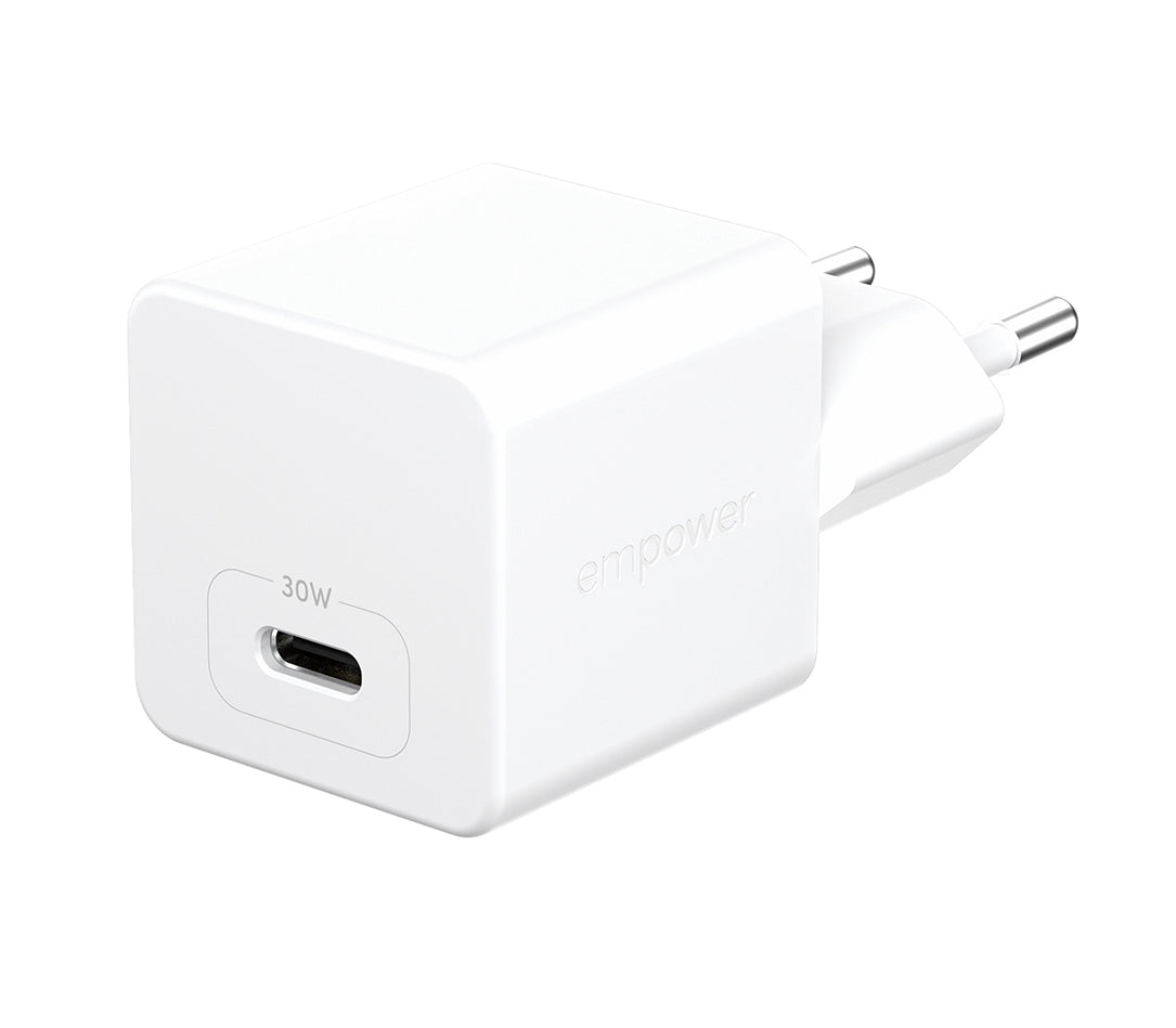 PanzerGlass empower™ by ® Turbo 30W Charger Single USB-C | EU Plug | Silver White Smartphone Blanco Corriente alterna Carga rápida Interior