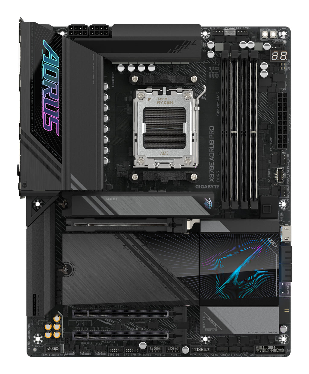 GIGABYTE X870E AORUS PRO placa base AMD X870E Zócalo AM5 ATX (3)