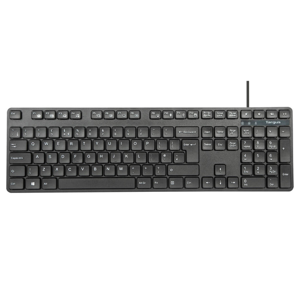 Targus AKM622UK teclado Ratón incluido Universal USB QWERTY Inglés del Reino Unido Negro (2)