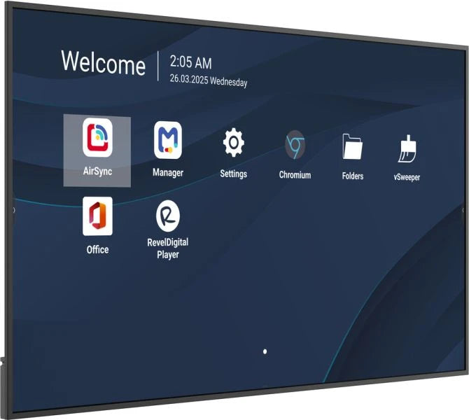 Viewsonic CDE8614-2C pantalla de señalización Pantalla plana para señalización digital 2,18 m (86") LCD Wifi 500 cd / m² 4K Ultra HD Negro Procesador incorporado Android 14 24/7 (3)