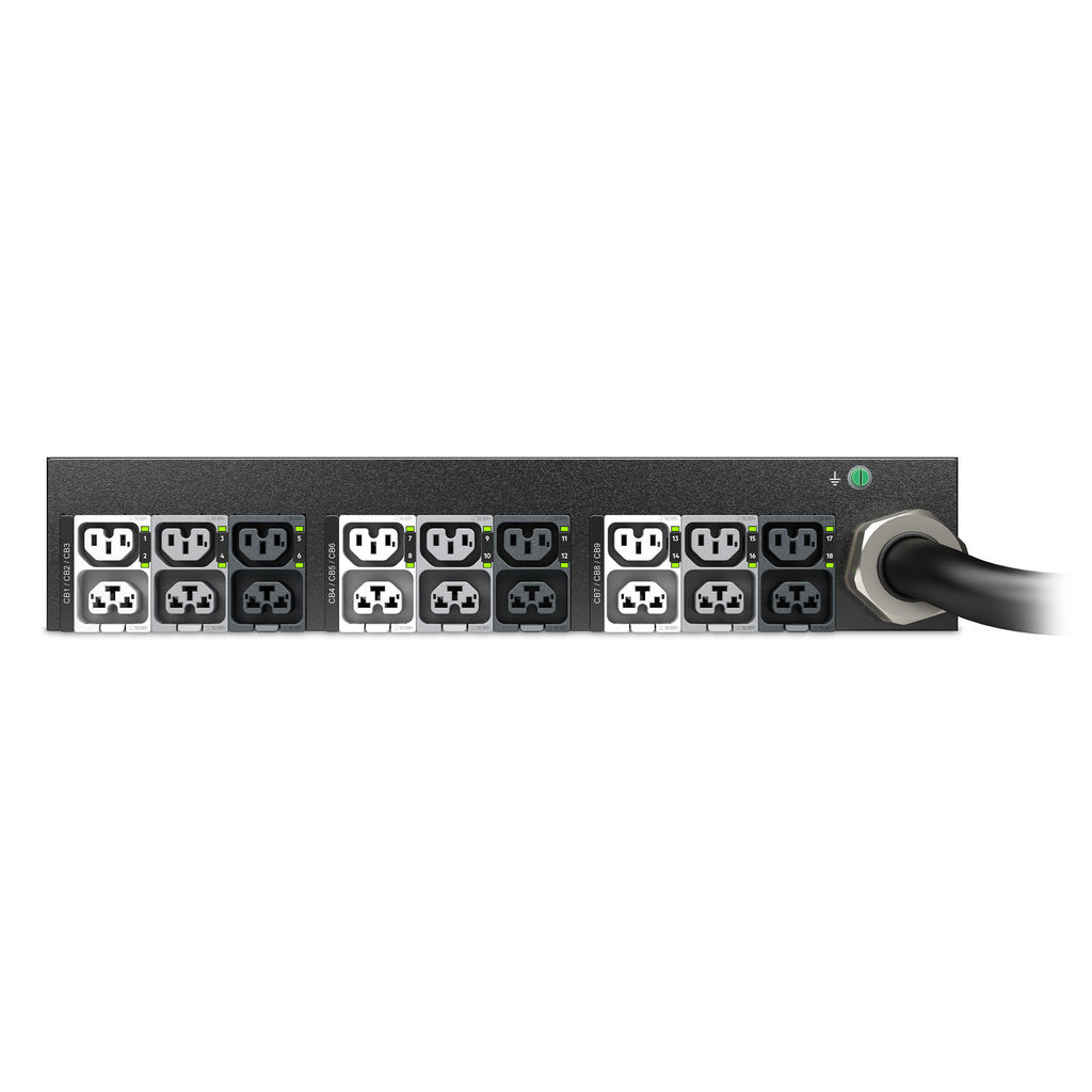 APC NetShelter Rack PDU Advanced Switched, 2U, 3 Phase, 415V, 41.4kVA 60A, 18 Outlets unidad de distribución de energía (PDU) 18 salidas AC Negro (4)
