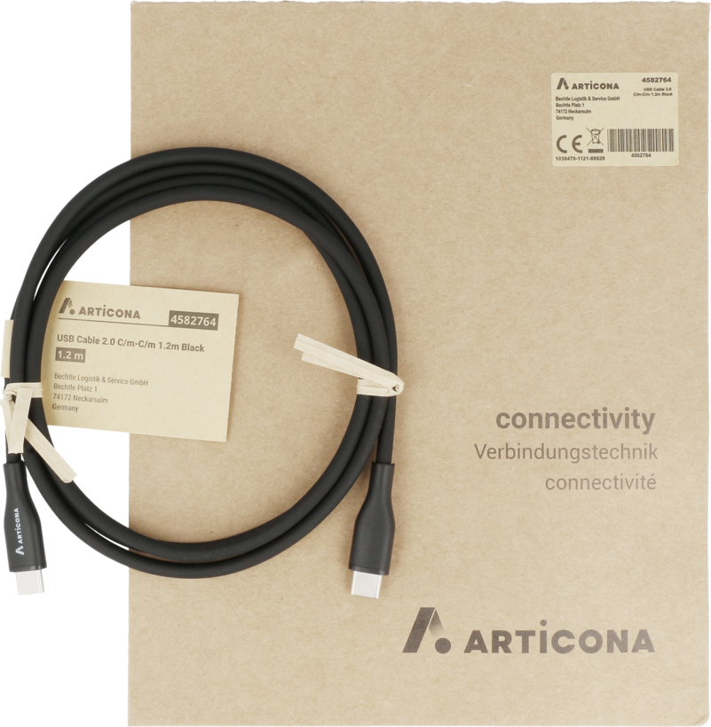 Cable USB 2.0 m.(C) - m.(C) 1,2 m negro (4)