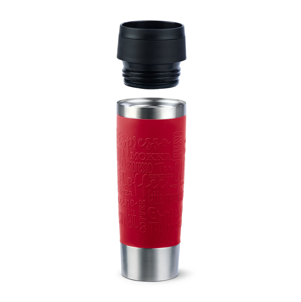 EMSA Travel Mug Classic N2022200 taza de viaje 500 ml Negro, Rojo, Acero inoxidable Acero inoxidable (3)