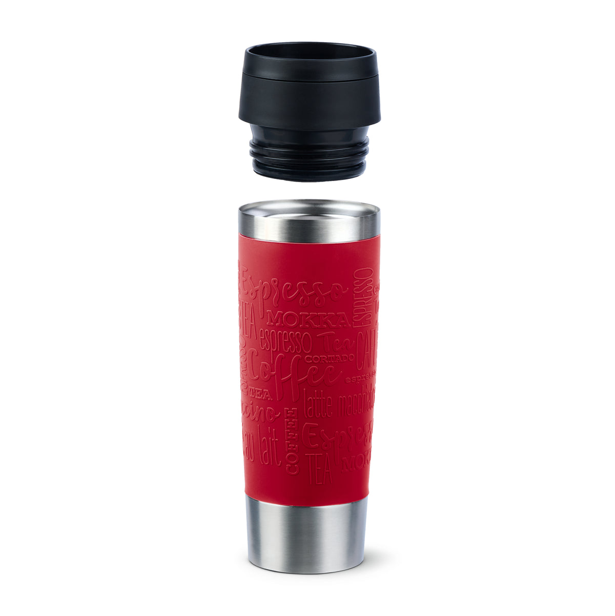 EMSA Travel Mug Classic N2022200 taza de viaje 500 ml Negro, Rojo, Acero inoxidable Acero inoxidable (3)