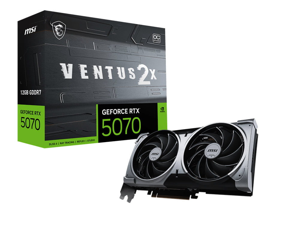 MSI GeForce RTX 5070 12G VENTUS 2X OC NVIDIA 12 GB GDDR7 (2)