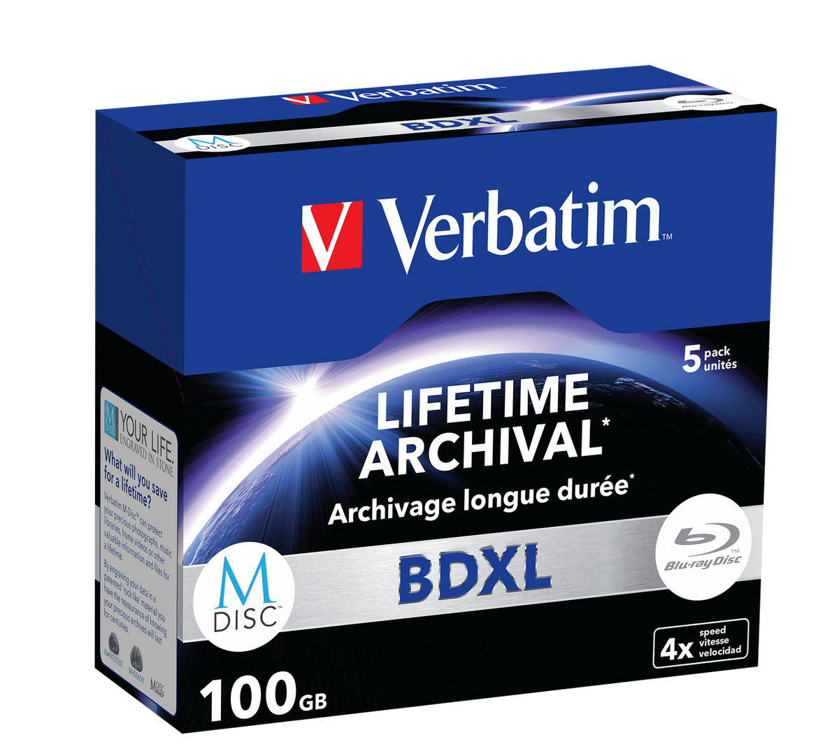 Verbatim M-Disc BD-XL 4X 100GB (2)