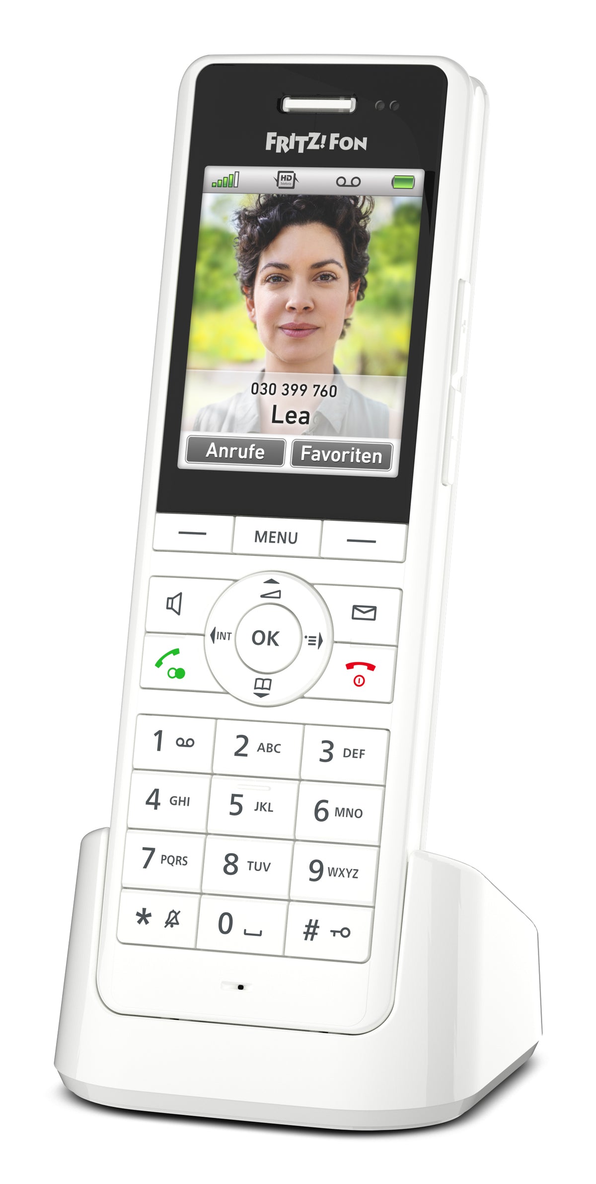 Fon FRITZ! X6 Teléfono DECT Identificador de llamadas Blanco