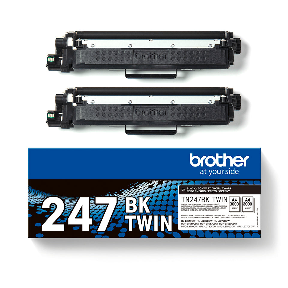 Brother TN-247BKTWIN cartucho de tóner 2 pieza(s) Original Negro (3)