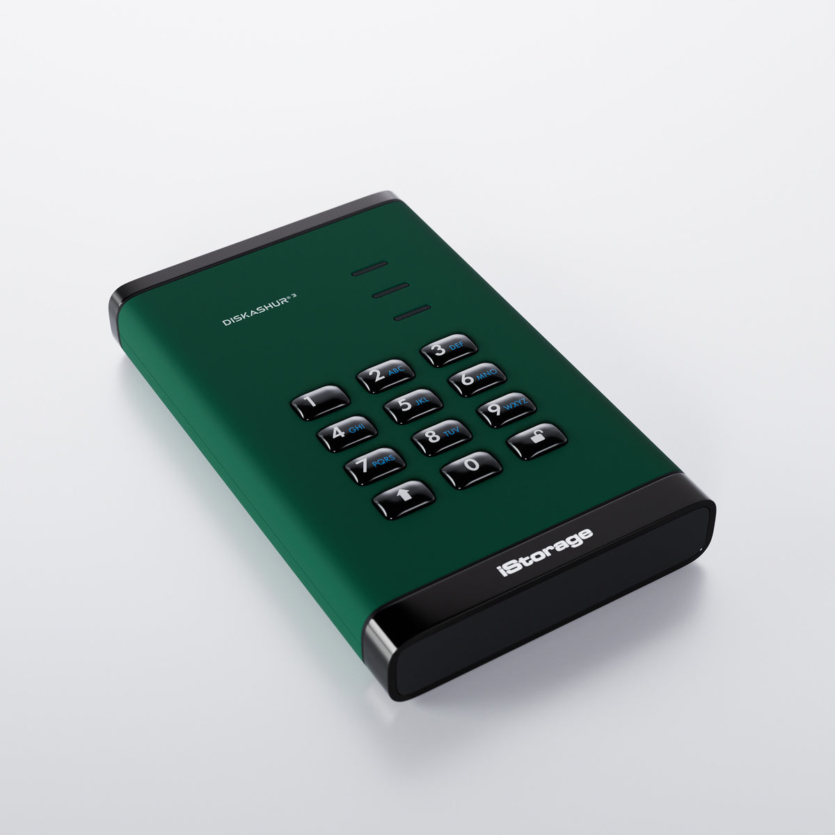 iStorage diskAshur3 HDD disco duro externo 4 TB 2.5" USB Tipo C 3.2 Gen 1 (IS-DA3-256-4000-GN)