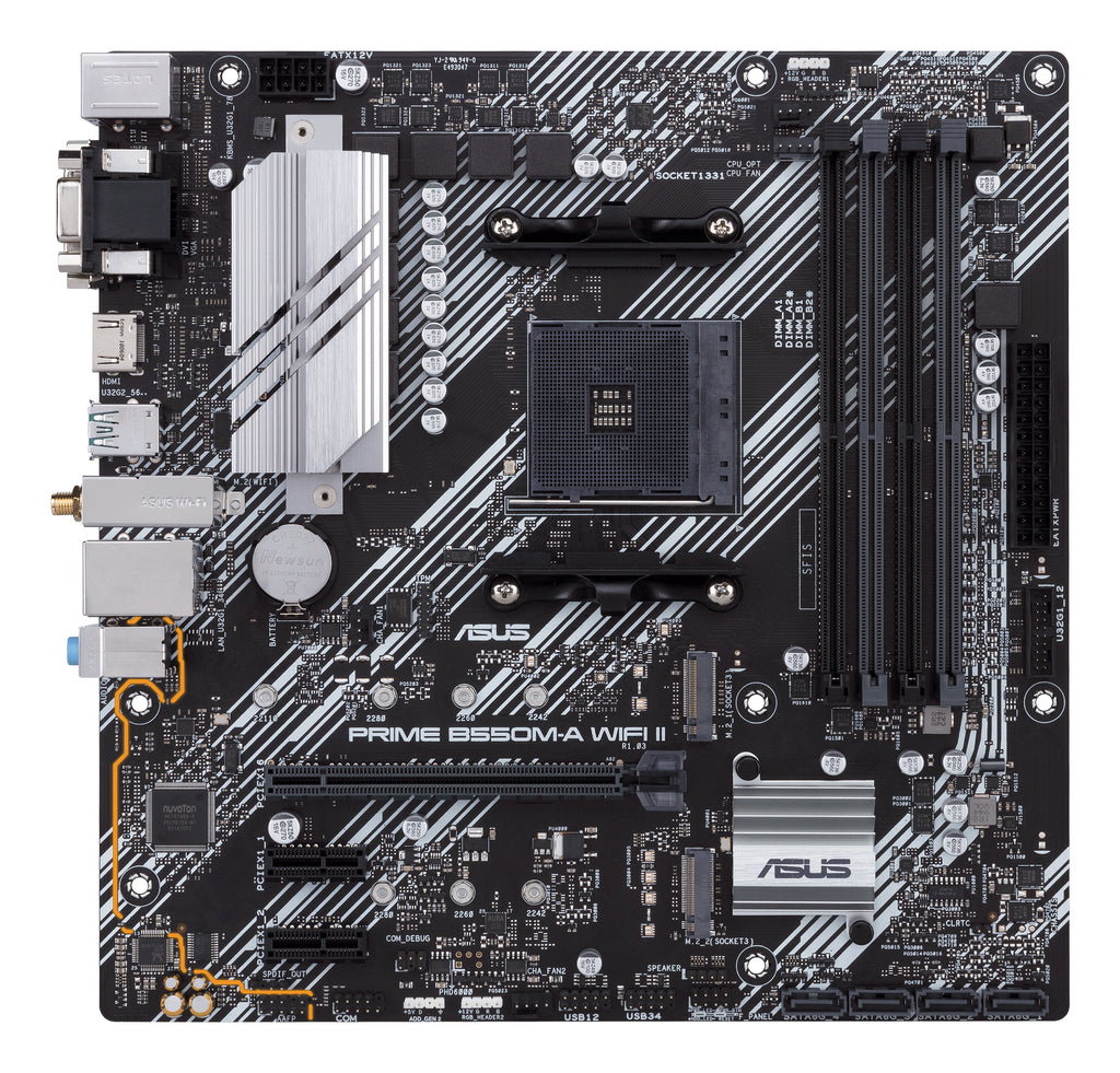 ASUS PRIME B550M-A WIFI II AMD B550 Zócalo AM4 micro ATX (2)