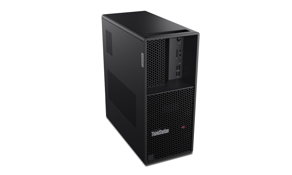 Lenovo ThinkStation P3 Tower Intel® Core™ i7 i7-14700K 32 GB DDR5-SDRAM 1 TB SSD NVIDIA T1000 Windows 11 Pro Torre Puesto de trabajo Negro (4)