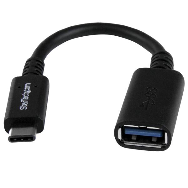 StarTech.com USB31CAADP cable USB USB 3.2 Gen 1 (3.1 Gen 1) 0,15 m USB C USB A 5 Gbit/s Negro (2)