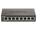 D-Link DGS-1100-08V2 Gestionado L2 Gigabit Ethernet (10/100/1000) Negro