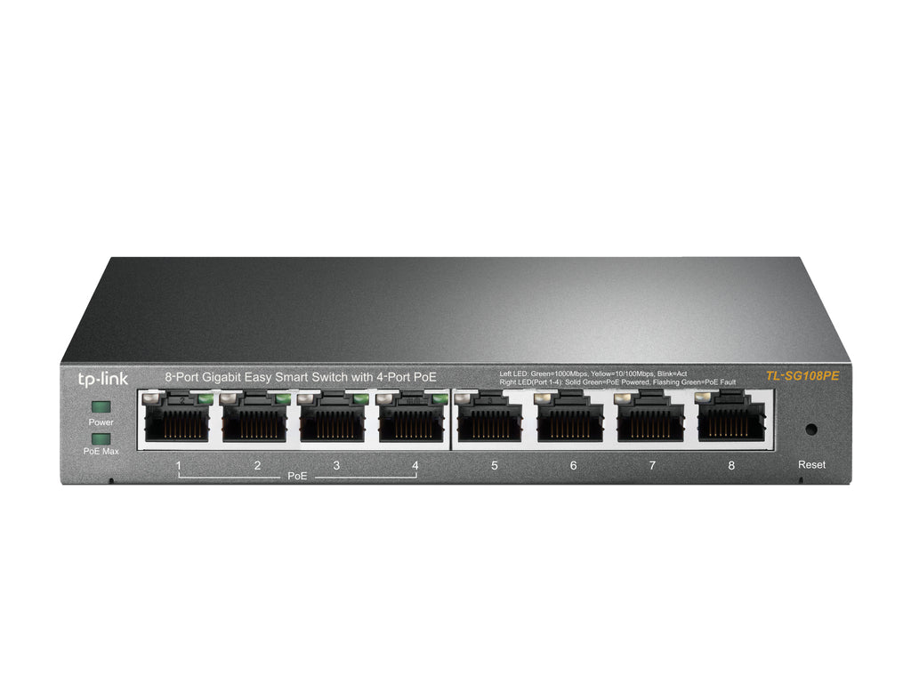 TP-Link TL-SG108PE Gestionado L2 Gigabit Ethernet