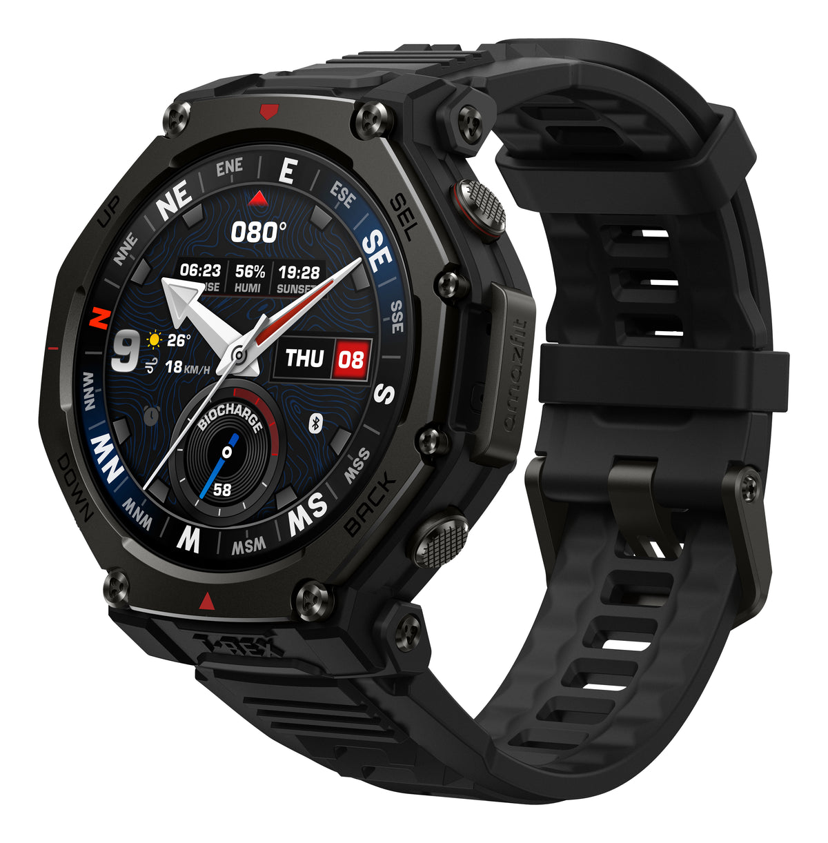 Amazfit T-Rex 3 Pro 3,1.5" AMOLED 48 mm Digital 480 x 480 Pixeles Pantalla