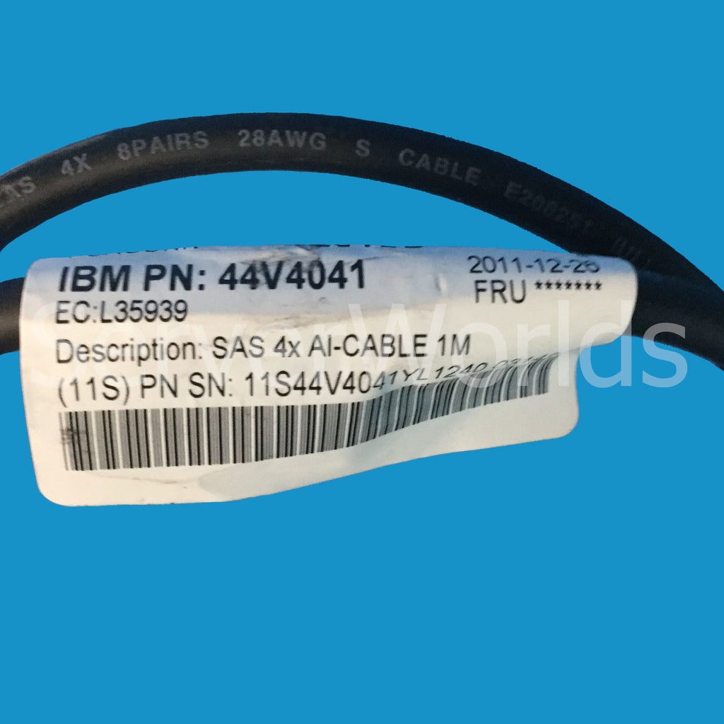 IBM SAS Cable 1M 4xALCable 44V4041-RFB – Reacondicionado