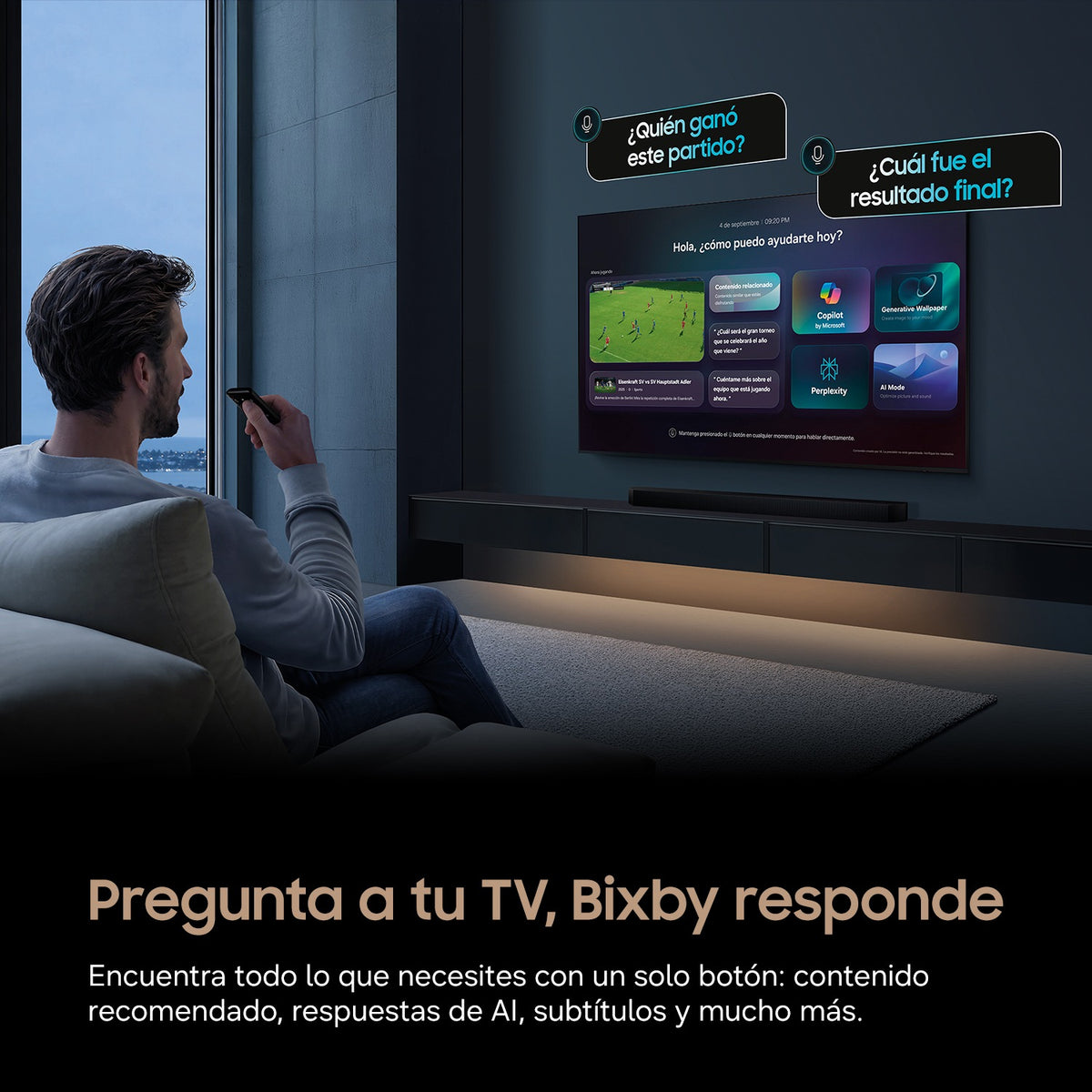 Samsung TU50M73HAUXXC Televisor 127 cm (50") 4K Ultra HD Wifi Negro (2)