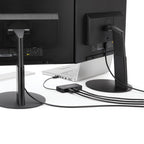StarTech.com USBA2DPGB base para portátil y replicador de puertos Alámbrico USB 3.2 Gen 1 (3.1 Gen 1) Type-A Negro (2)